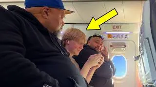 Thumbnail: Paying two fat guys to squish my friend on a flight!