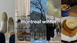 Thumbnail: romanticizing montreal winter | vintage thrifting & styling outfits