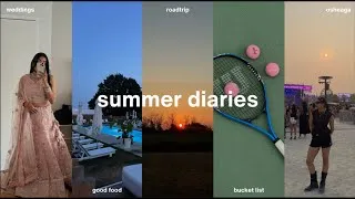 Thumbnail: july & august diaries | weddings, music festival, roadtrip & summer bucket list