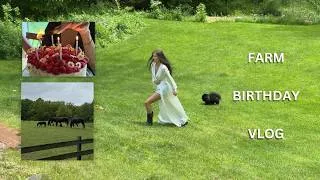 Thumbnail: Farm Birthday Vlog, Wellness in NYC & Summer Reflections
