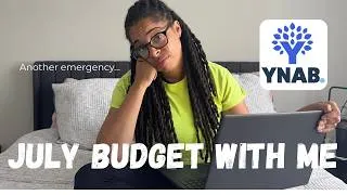Thumbnail: YNAB Budget with me: Using my emergency fund, single income w/ 3kids