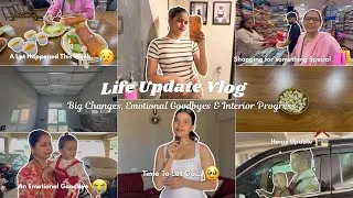 Thumbnail: Life Update VlogBig Changes, Emotional Goodbyes & Interior Progress 🏡 | Mishti Pandey