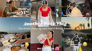 Thumbnail: Another Busy Vlog 💕 |  New house shopping, mini haul & driving lessons | Mishti Pandey