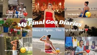 Thumbnail: My Final Goa Diaries: Beach Days, Bikini & Fights… Trip Ended Bad 💔 #vlog |  Mishti Pandey