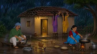 Thumbnail: जब बारिश ने उजाड़ दिया गरीब का घर 😢 | Hindi Story | Moral Story | kahani | Hindi Kahaniyan