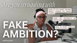Thumbnail: false ambition, burnout, and letting go of goals you never really wanted