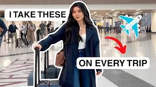 Thumbnail: BEST TRAVEL ESSENTIALS 2026 (for carry on & long flights) ✈️ In Flight Amazon Travel Essentials