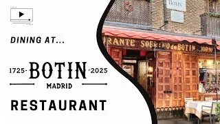 Thumbnail: Trying out the OLDEST restaurant in the world Casa Botin😱 | Holds the official Guinness World Record