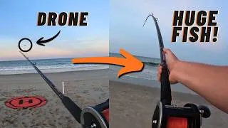 Thumbnail: Drone Fishing for HUGE Fish in OBX NC!