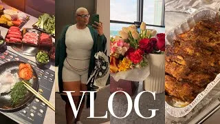 Thumbnail: A WHOLE BUNCH OF CHEATERS 😪 + UNO GAME NIGHT + TURKEY TENDERNISM 🤤 + ADDICTED TO KOREAN BBQ || VLOG