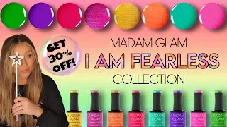 Thumbnail: 🎨 Madam Glam 'I Am Fearless' Collection Swatching | Summer Gel Nail Polish Colours | Nail Haul 