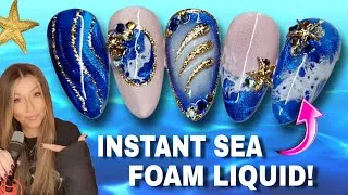 Thumbnail: 🌊 Beach Nail Art | Cateye Pool Water Effect | Easy Summer Nail Art Design ☀️