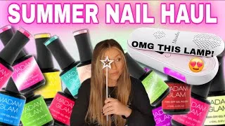 Thumbnail: 🛍 NAIL HAUL! Madam Glam Gel Polish & MelodySusie P-Plus20F Nail Lamp Review | Summer Nails 2026 🌈 