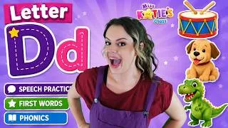 Thumbnail: Learn the Letter D with Miss Katie 🗣️ Phonics, First Words & Speech Practice for Toddlers
