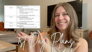 Thumbnail: My First Day of School Lesson Plans (Step-by-Step)