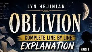 Thumbnail: Oblivion poem by Lyn Hejinian explained in Urdu/ Hindi part 1 | Missliterature669 
