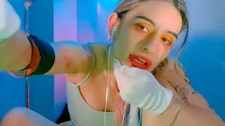 Thumbnail: ASMR rapid face, head, hair touching and fixing - & some mouth sounds