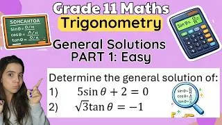 Thumbnail: General Solutions Grade 11 Trigonometry PART 1
