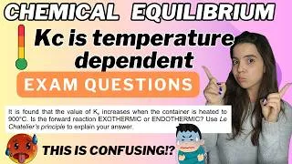 Thumbnail: How temperature affects Kc value EXAM QUESTIONS Grade 12 Chemical Equilibrium