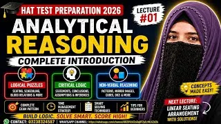 Thumbnail: Analytical Reasoning Complete Introduction | HAT Test Preparation 2026 | Miss Mono