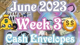 Thumbnail: 🤑STUFFING MY CASH ENVELOPES FOR JUNE 2023 WEEK 3💰52 WEEK SAVINGS CHALLENGE🤑MISSNATURALSHAYBUDGETS