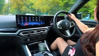 Thumbnail: Cinematic Drive in Floral Silk Skirt with 🇫🇷 Cervin Backseam Stockings & BMW Driving (Visual Essay)
