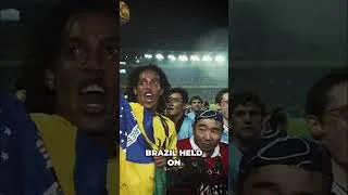 Thumbnail: Ronaldinho's INSANE 2002 Free Kick: Accident or Genius? #shorts