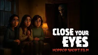 Thumbnail: Close Your Eyes | Horror Short Film | Scary Videos | Animated Story 3D AI Animation #shorts #Horror
