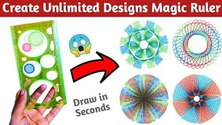 Thumbnail: Making Flowers Designs with SPIROGRAPH RULER is at Another Level