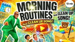 Thumbnail: Clean Up Song | Good Morning Song | MISTER B |Classroom Routines| Kids Songs + Nursery Rhymes