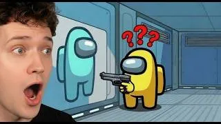 Thumbnail: Playing MECCHA CHAMELEON In Among Us!