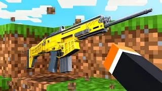 Thumbnail: Minecraft, But EVERY Drop Is A GUN!