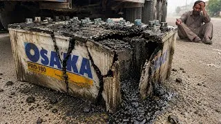 Thumbnail: This Truck Battery Was Completely Destroyed | Watch How a New One Is Made