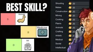 Thumbnail: ALL 12 SKILLS IN RIMWORLD RANKED