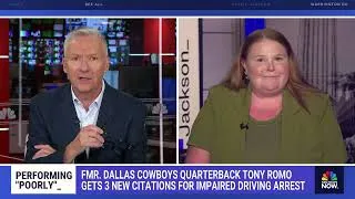 Thumbnail: Misty Marris on Hallie Jackson NOW: Tony Romo DUI Citations and What Comes Next