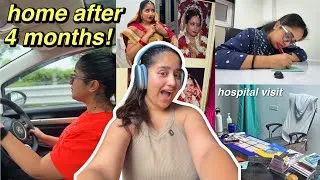 Thumbnail: am I joining the HOSPITAL?!😱🤯 new AIRPODS, drove to Agra, family time and fun❤️💫