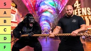 Thumbnail: I Ranked FREMONT STREET PERFORMERS with Strength Tests (F Tier to S Tier)