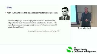 Thumbnail: Prof. Tom Mitchell: The History of Machine Learning