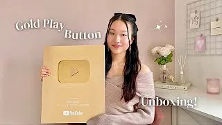 Thumbnail: Gold Play Button Unboxing!