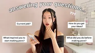 Thumbnail: answering your questions... Q&A! | miuka.povs ♡