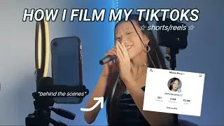 Thumbnail: HOW I FILM MY TIKTOK VIDEOS (shorts/reels) & chit chat with me! ☆