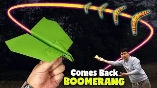 Thumbnail: Make a Paper Airplane That Comes Back to You | DIY paper airplane