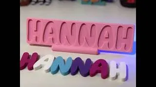 Thumbnail: Personalized Name Puzzle — 3D Printed Learning Toy for Toddlers #Shorts