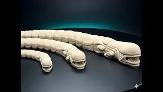 Thumbnail: Articulated Alien Flexi — Fidget Toy That Wraps Around Your Wrist #Shorts