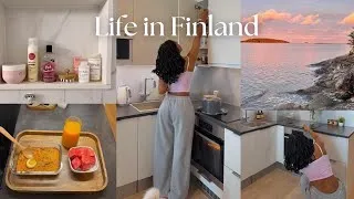 Thumbnail: Daily Life in Finland | Living alone diaries | Home cooking | rainy day | Life of an introvert 