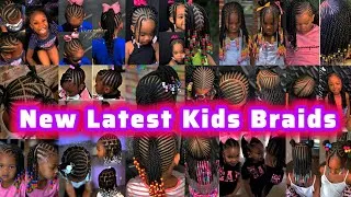 Thumbnail: 🔥100+ Latest Kids Braids For Little Girls / School / Best African Braids For Kids #cocomelon #braids