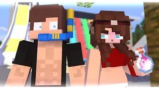 Thumbnail: MAIZEN : JJ Sister Water Park Challenge - Minecraft Animation JJ & Mikey