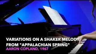 Thumbnail: "Variations on a Shaker Melody" - A. Copland. Performed by Michaela Allen & Mindi Morse