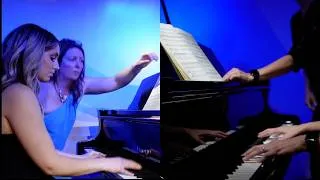 Thumbnail: "God's Time" (Bach) and "Canon in D" (Pachelbel, arr. Denes Agay) - Michaela Allen and Mindi Morse
