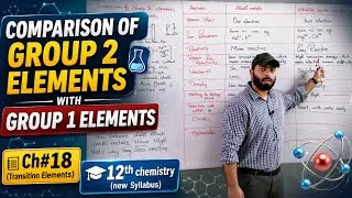 Thumbnail: L-3.  COMPARISON OF GROUP 2 ELEMENTS WITHGROUP 1 ELEMENTS | chapter 17 | 12th Chemistry | Majid Ali